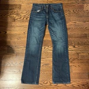 Mens Low Rise Slim Fit Bootcut Jeans 